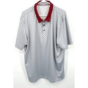 Maelreg‎ Performance Golf Clubs Polo Shirt Gray Mens XXL